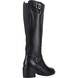 Hush Puppies Knee-high Boots - Black leather - HP-37865-70565 Heidi